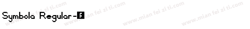 Symbola Regular字体转换